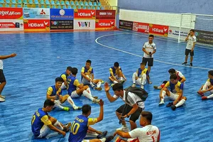 Đội futsal Quảng Nam ở mùa giải 2019. Ảnh: FBCLB