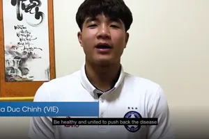 Đức Chinh đưa những thông điệp của mình trên trang AFC