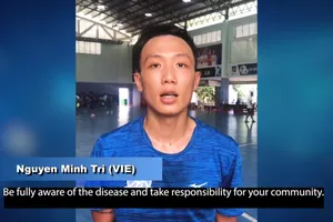 Nguyễn Minh Trí, cầu thủ futsal đầu tiên tham gia chiến dịch #BreakTheChain