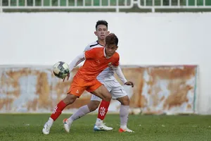 Nguyễn Hữu Thắng được xem là "linh hồn" trên hàng công đội Bình Định.