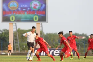 Bình Định tiếp tục khẳng định sức mạnh. Ảnh: Dũng Phương