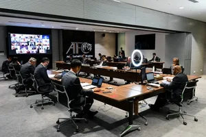 Toàn cảnh buổi họp trực tuyến chiều 10-9