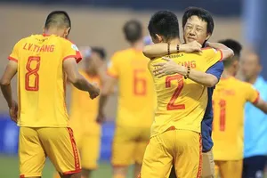 HLV Nguyễn Thành Công khi còn dẫn dắt Thanh Hóa