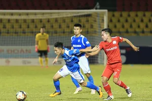 HA.GL thua trận thứ 3 liên tiếp từ đầu giai đoạn 2. Ảnh: PVF