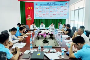 Buổi họp kỹ thuật và bốc thăm xếp ;ịch thi đấu ở bảng B