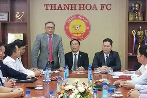 Lãnh đạo CLB Thanh Hóa trong buổi họp vào ngày 20-11