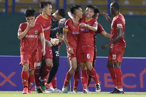 B.Bình Dương liệu tiếp mạch chiến thắng trên sân Hàng Đẫy? Ảnh: VPF