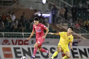 Đỗ Merlo ghi cả 3 bàn thắng cho Sài Gòn FC từ đầu giải đến nay. Ảnh: ANH KHOA