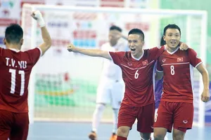 ĐT Futsal Việt Nam sẵn sàng cho trận tranh play-off