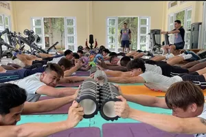 HAGL đang tập luyện khép kín tại Hàm Rồng 