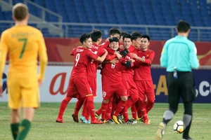 Trận U23 Việt Nam thắng Australia 1-0 vào năm 2018 với bàn thắng của Quang Hải