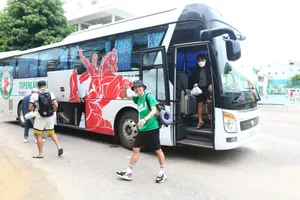 Nghiêm Xuân Tú, một trong những tân binh của đội bóng đất Võ