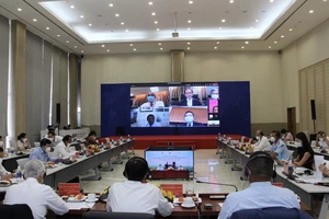 Toàn cảnh Hội nghị ở điểm cầu Bình Dương