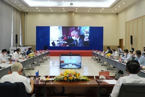 Toàn cảnh Hội nghị ở điểm cầu Bình Dương
