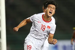 Trần Danh Trung góp mặt vào đội U23 Việt Nam giờ chót. Ảnh: DŨNG PHƯƠNG