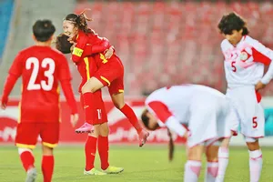 Các cầu thủ Việt Nam đến gần mục tiêu bảo vệ thành công HCV SEA Games