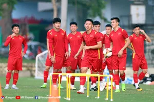 U23 Việt Nam lập kỷ lục không để thủng lưới ở vòng bảng. Ảnh: VFF