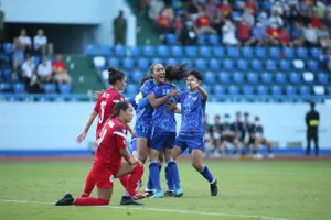 Thái Lan giành chiến thắng cách biệt 3-0 trước Philippines. Ảnh: DŨNG PHƯƠNG