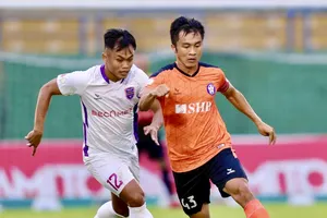 Cuộc so tài bất phận thắng bại giữa B.Bình Dương và Đà Nẵng ở trận lượt đi