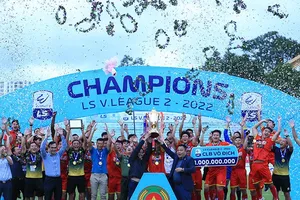 CLB CAND vô địch giải hạng Nhất 2022