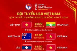 Lịch thi đấu giải U19 Đông Nam Á 2024