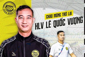 Quốc Vượng trở lại dẫn dắt CLB Hòa Bình thay HLV Thanh Thưởng 