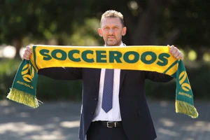 Ông Tony Popovic trong buổi nhậm chức HLV trưởng đội tuyển Australia. Ảnh: Subway Socceroos