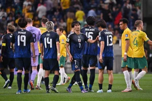 Nhật Bản và Australia bất phân thắng bại sau trận hòa 1-1. Ảnh: Getty