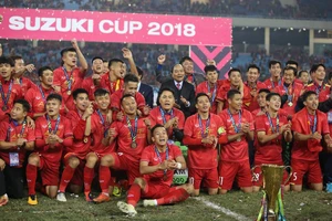 Đội tuyển Việt Nam vô địch AFF Cup 2018. ảnh: VFF