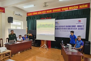 Khóa học đã khép lại sau 2 giai đoạn làm việc tại Hà Tĩnh và Đà Nẵng