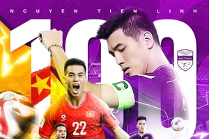 Tiến Linh ở top săn bàn hàng đầu tại V-League. Ảnh: BFC