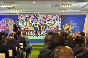 Chủ tịch FIFA Gianni Infantino phát biểu tại Hội nghị.