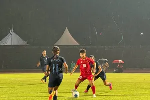 Minh Anh tỏa sáng khi thực hiện được cú hatrick bàn thắng trong trận ra quân.