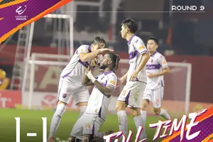 Becamex TPHCM tiếp tục chuỗi phong độ ấn tượng trên sân khách. Ảnh: BHCMC