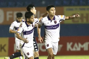 Becamex TPHCM ngược dòng giành chiến thắng trước Hải Phòng. Ảnh: DŨNG PHƯƠNG