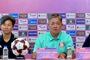 HLV trưởng Nguyễn Hồng Phẩm hy vọng hai đội sẽ cống hiến trận đấu hay, đẹp.