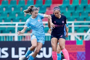 Melbourne City (bên trái) giành chiến thắng áp đảo trước Stallion Laguna với tỷ số 7-0. Ảnh: ANH KHOA