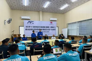Một khóa đào tạo HLV AFC/VFF được tổ chức tại Việt Nam.