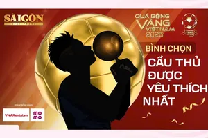 Hôm nay 10-12, mở cổng bình chọn “Cầu thủ được yêu thích nhất”