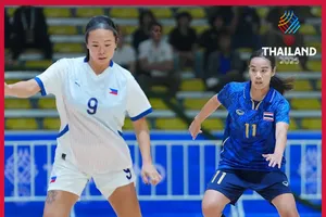 Futsal nữ, Thái Lan thắng dễ Philippines 7-1
