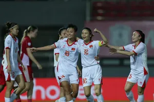 Đội tuyển nữ Việt Nam trong trận thắng Indonesia 7-0 ở AFF Cup nữ 2025 vừa diễn ra vào tháng 8 tại Hải Phòng.