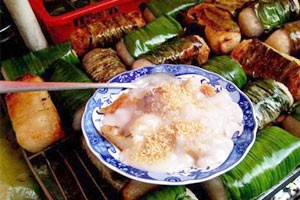 Excellent combination of banana and sticky rice