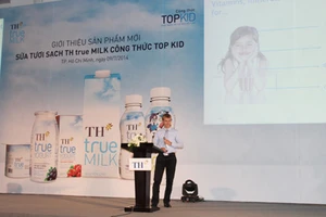 Ra mắt sữa tươi tiệt trùng TH True MILK dành cho trẻ