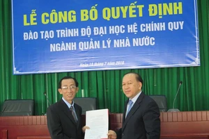 Học viện Cán bộ TPHCM được tuyển sinh Đại học hệ chính quy