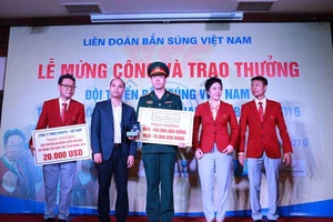 Hoàng Xuân Vinh nhận thưởng nhiều nhất lịch sử thể thao