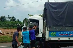 Tai nạn liên hoàn trên đường Hồ Chí Minh, 3 người nguy kịch