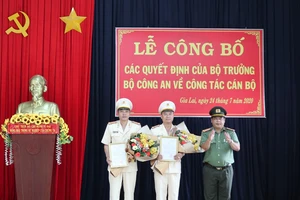 Công an tỉnh Gia Lai có thêm 2 phó giám đốc mới