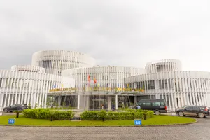 Tòa nhà Ban Quản lý Khu công nghệ cao và các khu công nghiệp Đà Nẵng. Ảnh: XUÂN QUỲNH