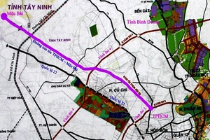 Dự kiến khởi công cao tốc TPHCM - Mộc Bài trong tháng 4-2020