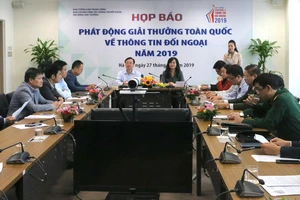 Phát động giải thưởng toàn quốc về thông tin đối ngoại năm 2019